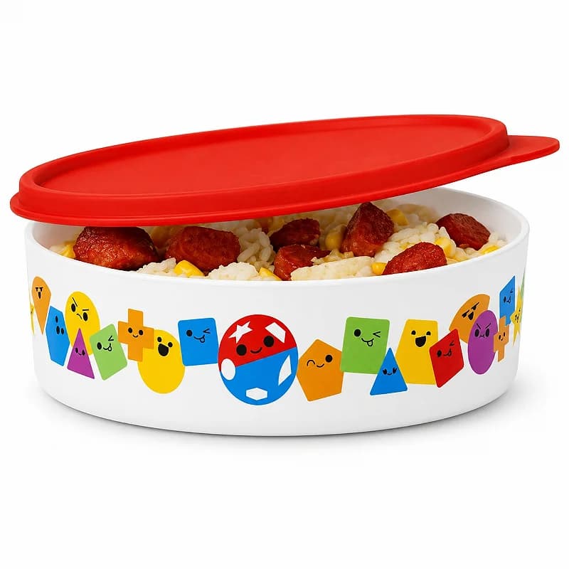 Tupperware Pratinho 500ml Baby Encaixe Geometrico