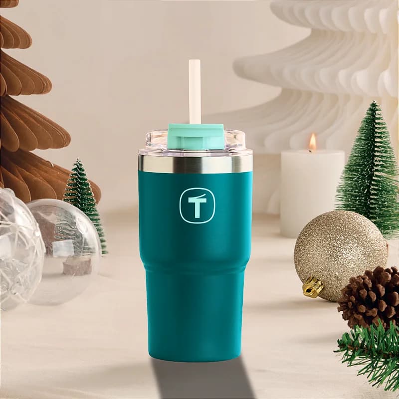 Copo Tupperware Termico Big T com Canudo 630ml Misterio