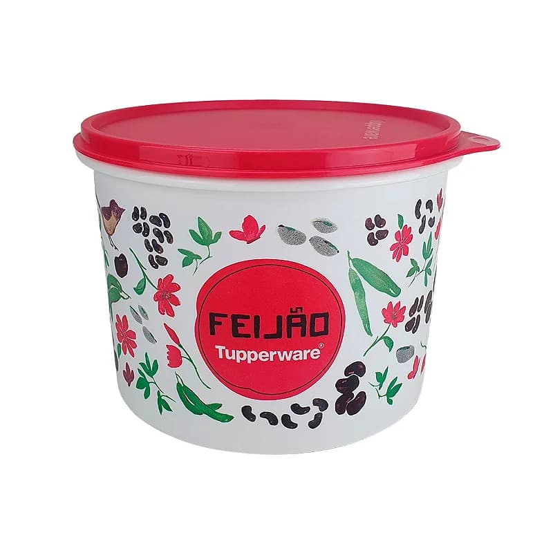 Tupperware Caixa Feijao Floral 2kg
