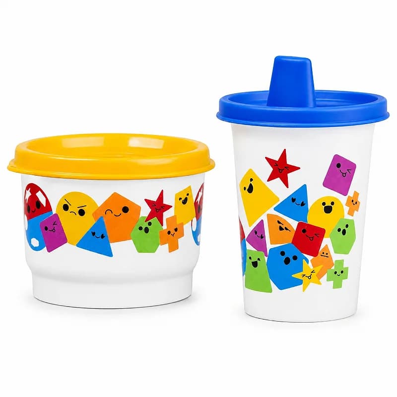 Kit Tupperware Copinho com Bico + Potinho Baby 2 pecas