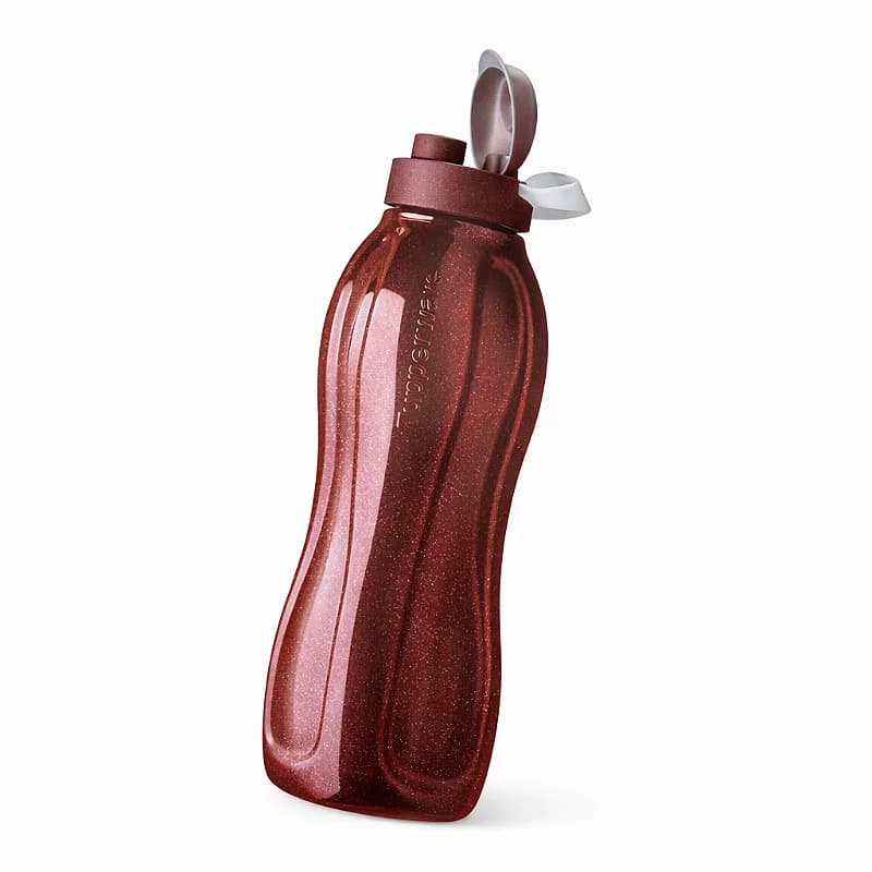 Garrafa Tupperware Eco Tupper Plus 1,5 litro Merlot Glitter
