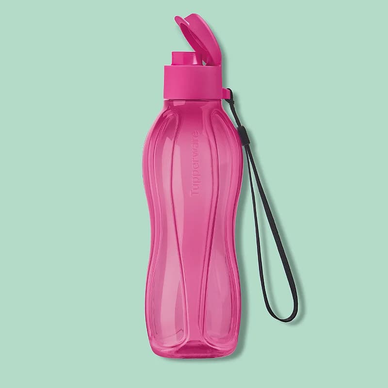 Garrafa Tupperware Eco Tupper Plus 500ml Rosa Vinho